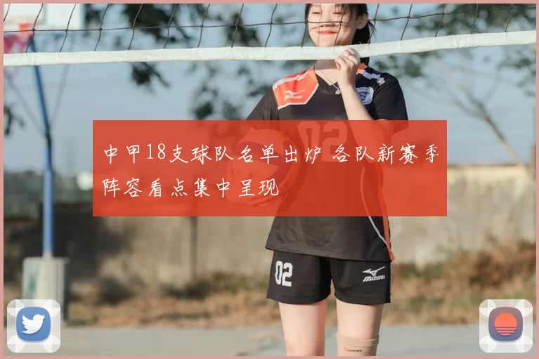 中甲18支球队名单出炉 各队新赛季阵容看点集中呈现